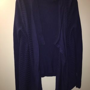 Navy cardigan